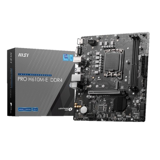 MSI Pro H610M-E DDR4 Motherboard